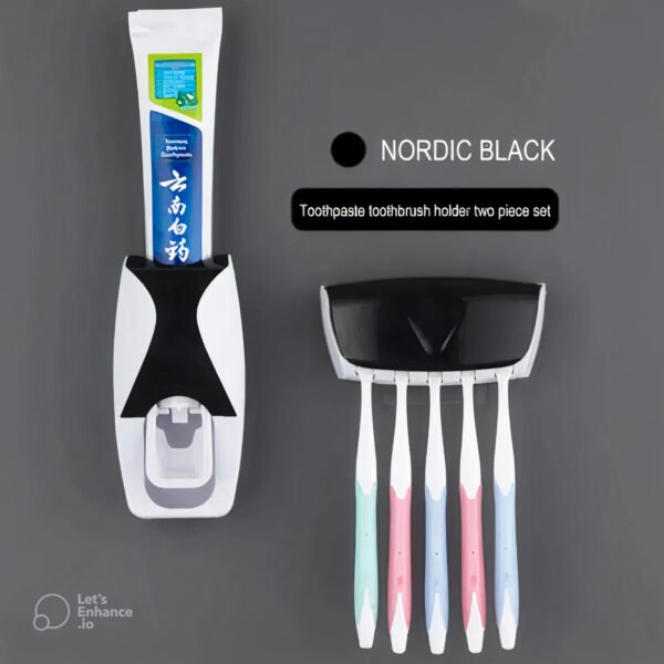 New Automatic Toothpaste Dispenser With 5 Brush Holder - Image 5